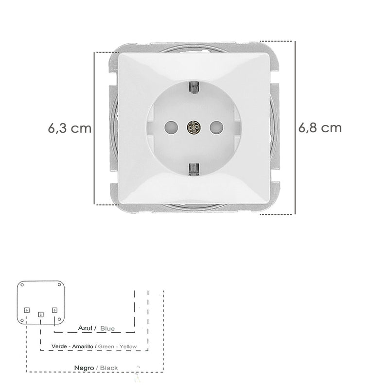 Base oryx con toma tierra (mecanismo)