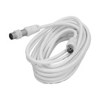 Prolongación TV - video. 5 metros toma 9,5 mm con adaptador macho hembra