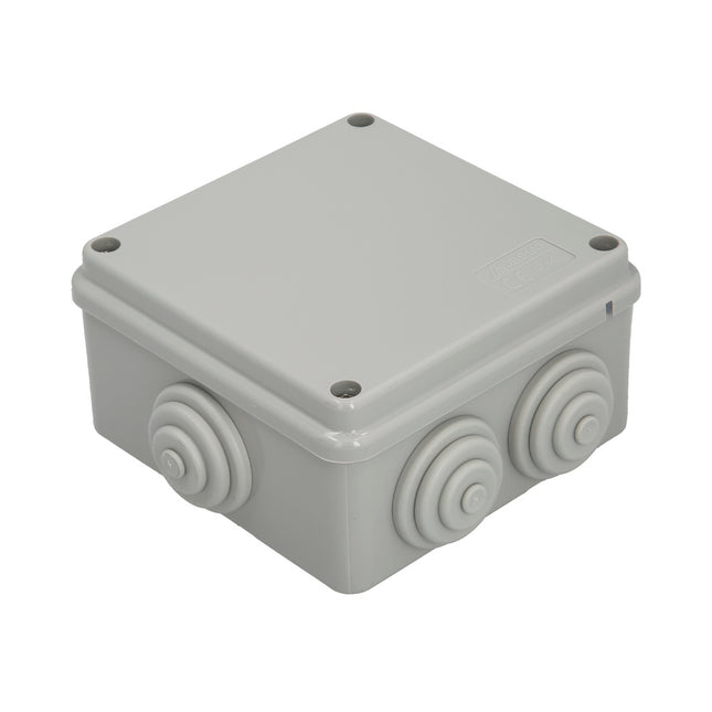 Caja estanca superfie con tornillos 100 x 100 x 50 mm