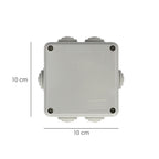 Caja estanca superficie con tornillos 100 x 100 x 50 mm