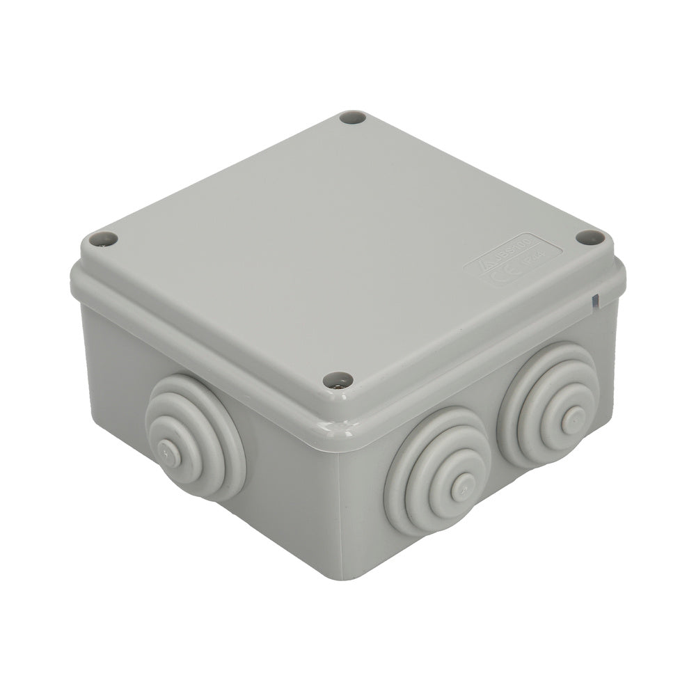 Surface waterproof box with screws 100 x 100 x 50 mm
