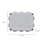 Caja estanca superficie con tornillos 150 x 110 x 70 mm.