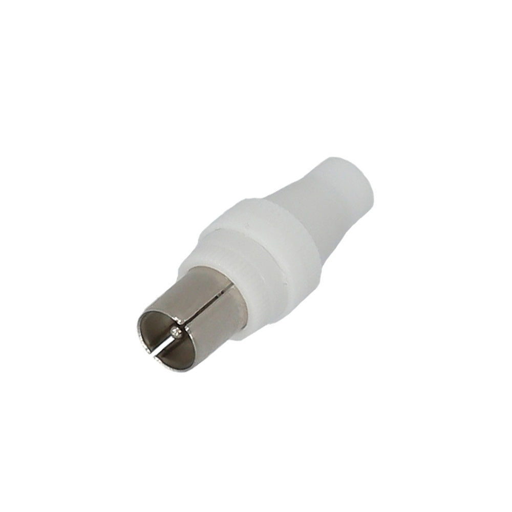 Straight male TV connector 9.5 mm