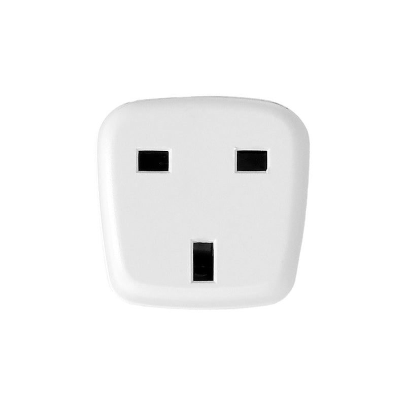 Adaptador viaje toma inglesa a schuko