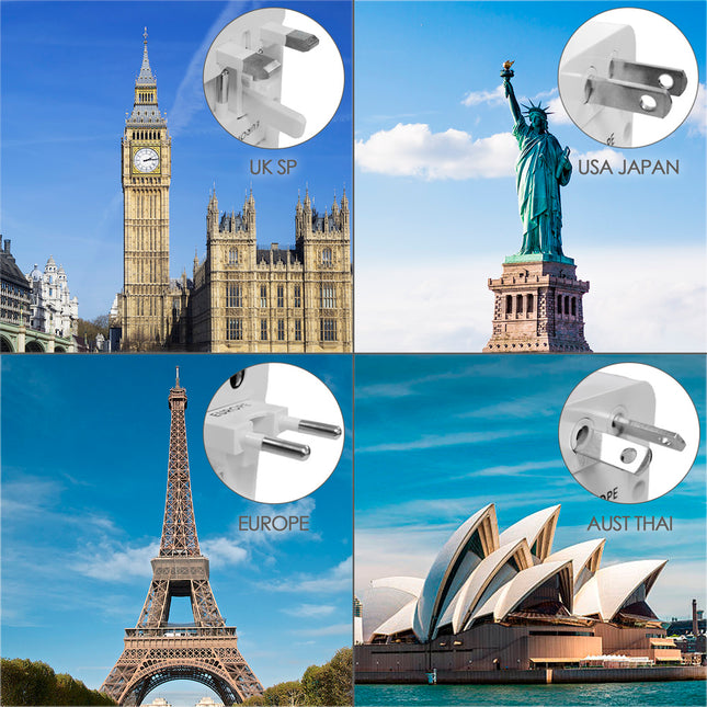 Adaptador viaje kit universal