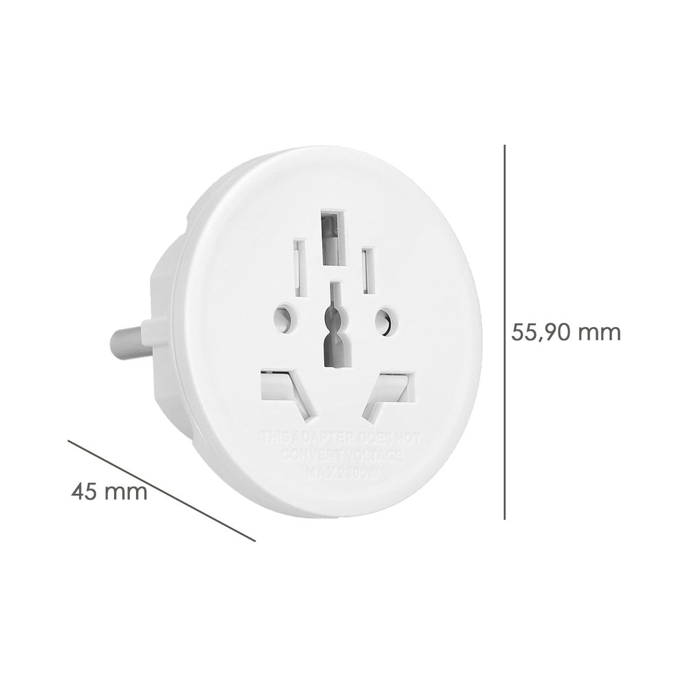 Universal travel adapter kit