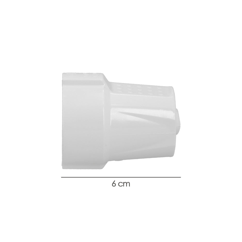 Schuko 2-pole socket with ground. 16 amps white