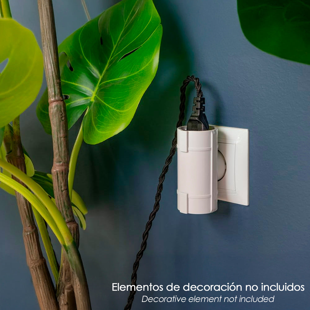 Adaptador doble schuko 16 a 250 v.