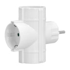 Adaptador triple schuko 16 a 250 v.