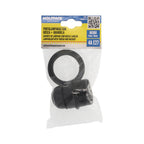 Casquilho E27 com rosca + anilha preto