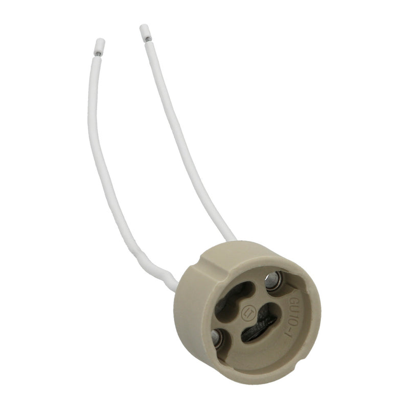 Portalamparas GU-10 ceramico para bombillas halogenas / LED