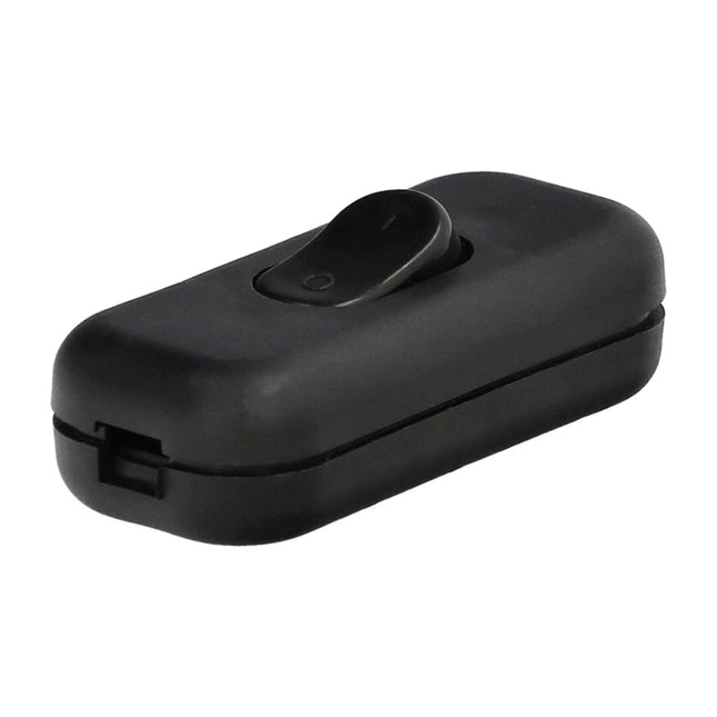 Interruptor 2A de paso negro