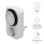 Programador analógico 16a 250v