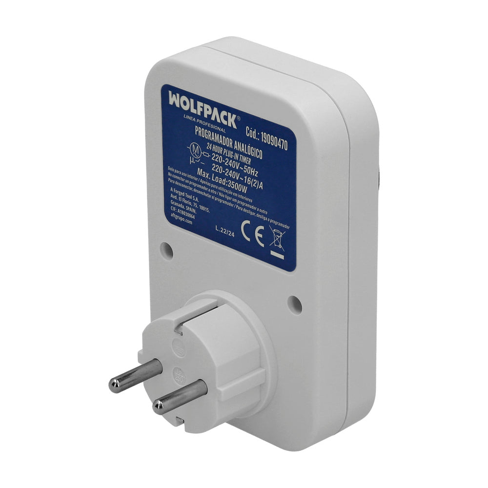 Programador analógico 16a 250v