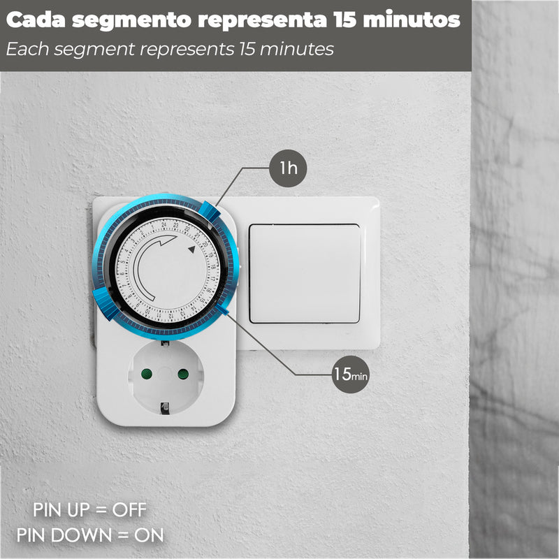 Programador analogico 16A 250V