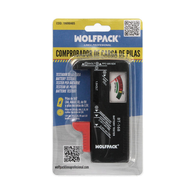 Comprobador de carga de pilas
