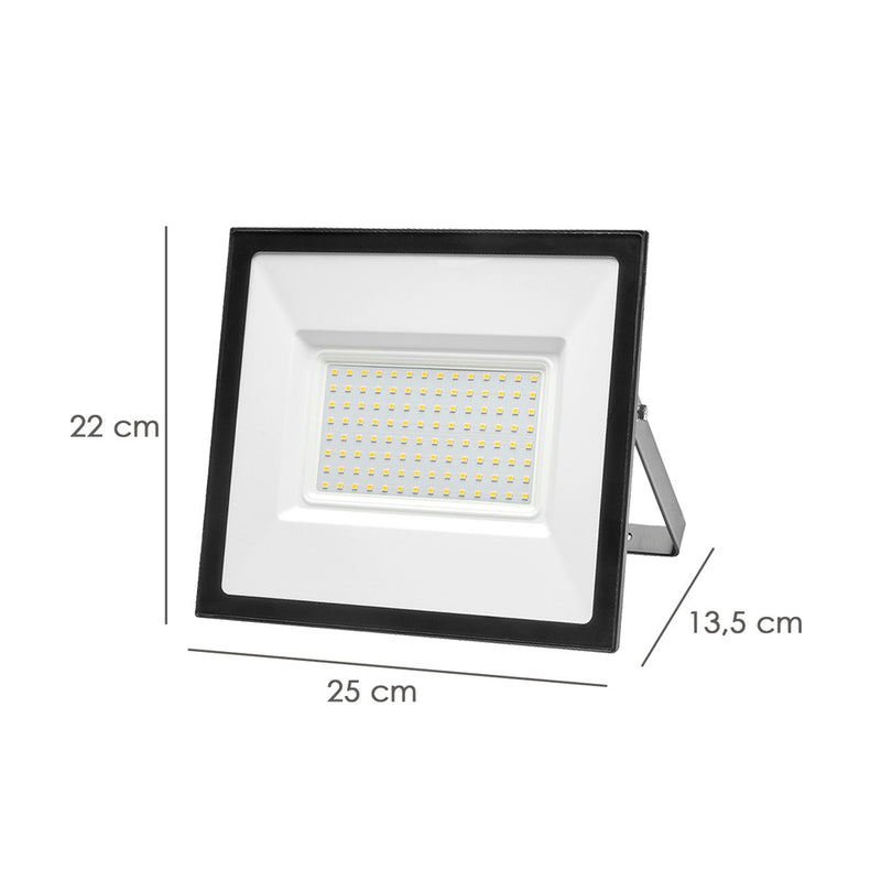 Foco LED plano 100 watt / 4000 k / IP65 / 8000 lumenes