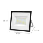 Flat LED spotlight 100 watt / 4000 K / IP65 / 8000 lumens