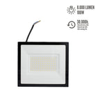 Flat LED spotlight 100 watt / 4000 K / IP65 / 8000 lumens