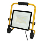 Foco LED plano 100 watt / 4000 k / ip 65 / 8000 lúmens. Com alça de transporte.