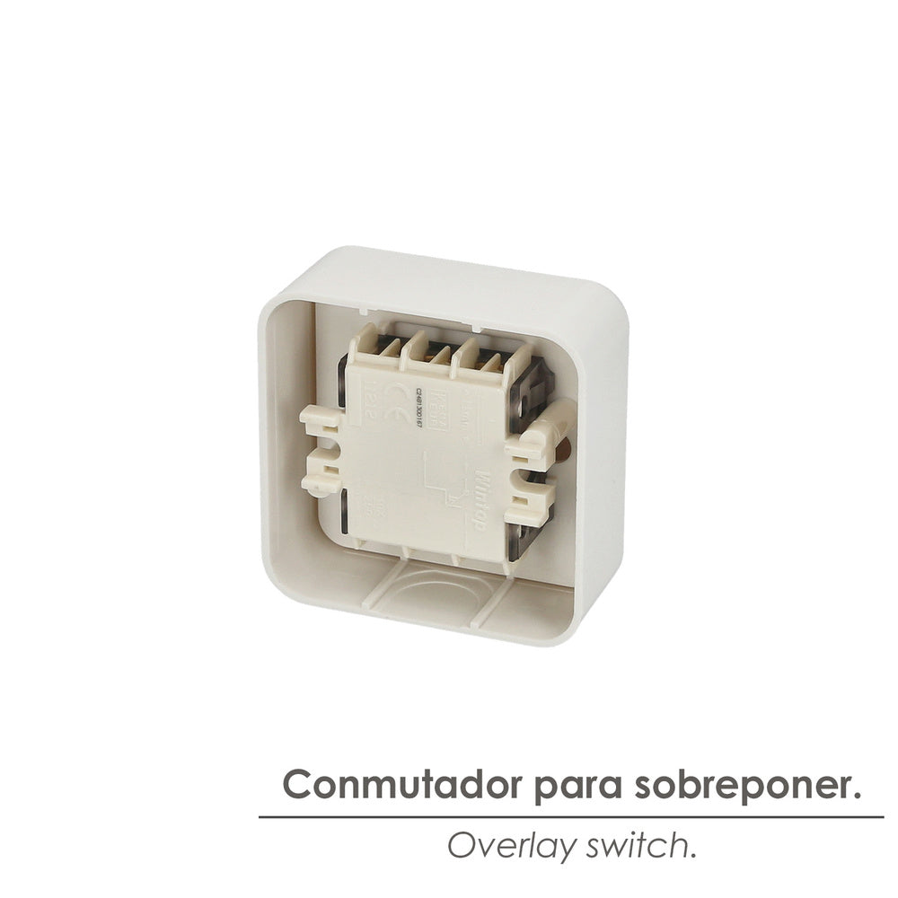 Conmutador superficie simple