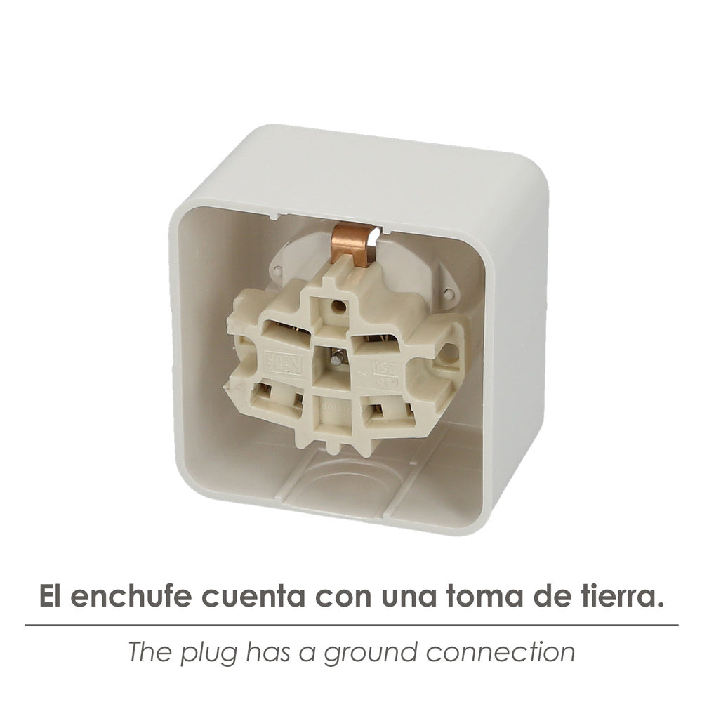 Base de superfície com ligação à terra