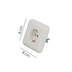 Base empotrar blanco