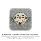 Base empotrar blanco