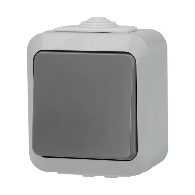 Interruptor conmutador con tapa simple