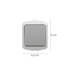 Interruptor conmutador con tapa simple