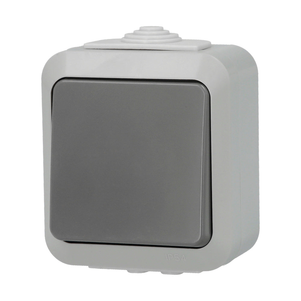 Interruptor conmutador con tapa simple