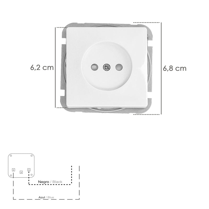 Base sin toma tierra (mecanismo)