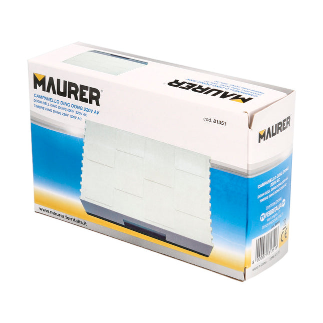 Timbre ding dong 220 v. 155x98x45mm