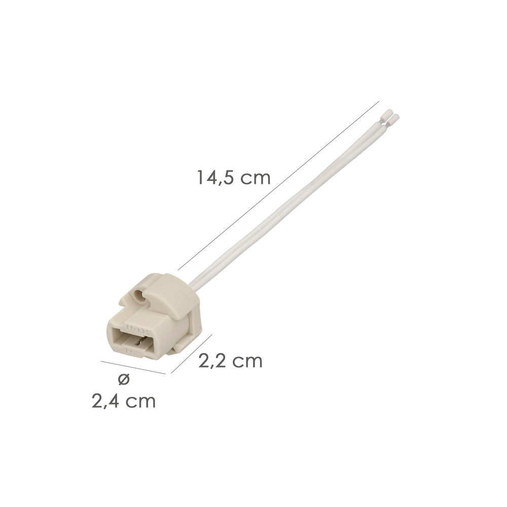 Portalámparas g9 cerámico para bombillas halógenas / led