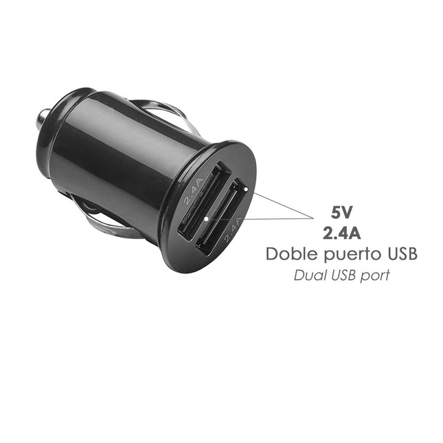 Cargador coche USB dos tomas 2.1 amperios. 5 v. adaptador enchufe USB cargador USB de pared, android, iphone, smartphones