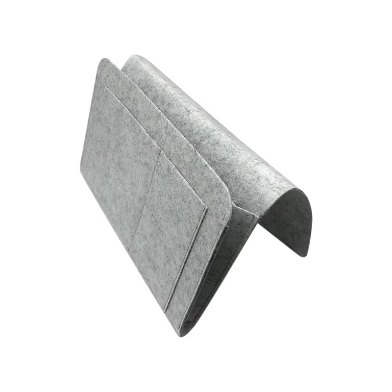 Bolsa organizadora lateral de fieltro para la cama o sofáOrganizadores