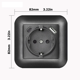 Noir (C+A) / 110-250V
