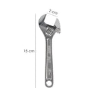 Llave ajustable moleta 6" / 150 mm llave inglesa, llave apriete, llave ajustable