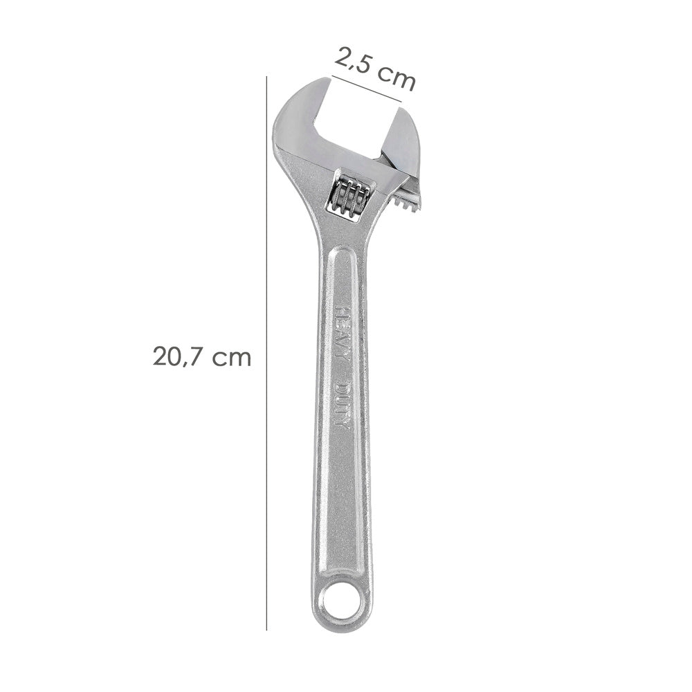 Llave ajustable moleta 8" / 200 mm llave inglesa, llave apriete, llave ajustable
