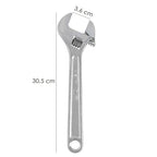 Llave ajustable moleta 12" / 300 mm llave inglesa, llave apriete, llave ajustable