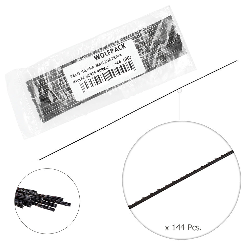Saw blades marquetry wood 6-13 (case of 144 pcs)