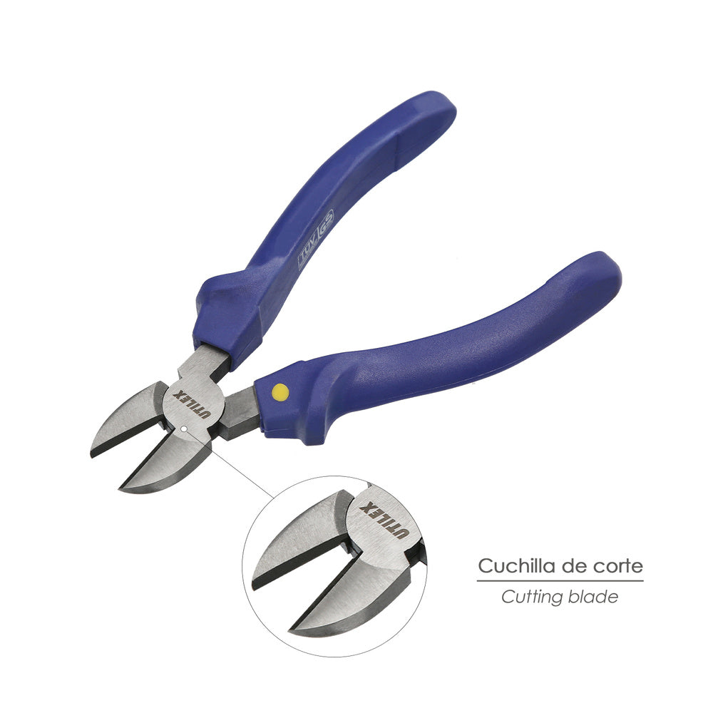 Alicates utilex corte diagonal   175 mm