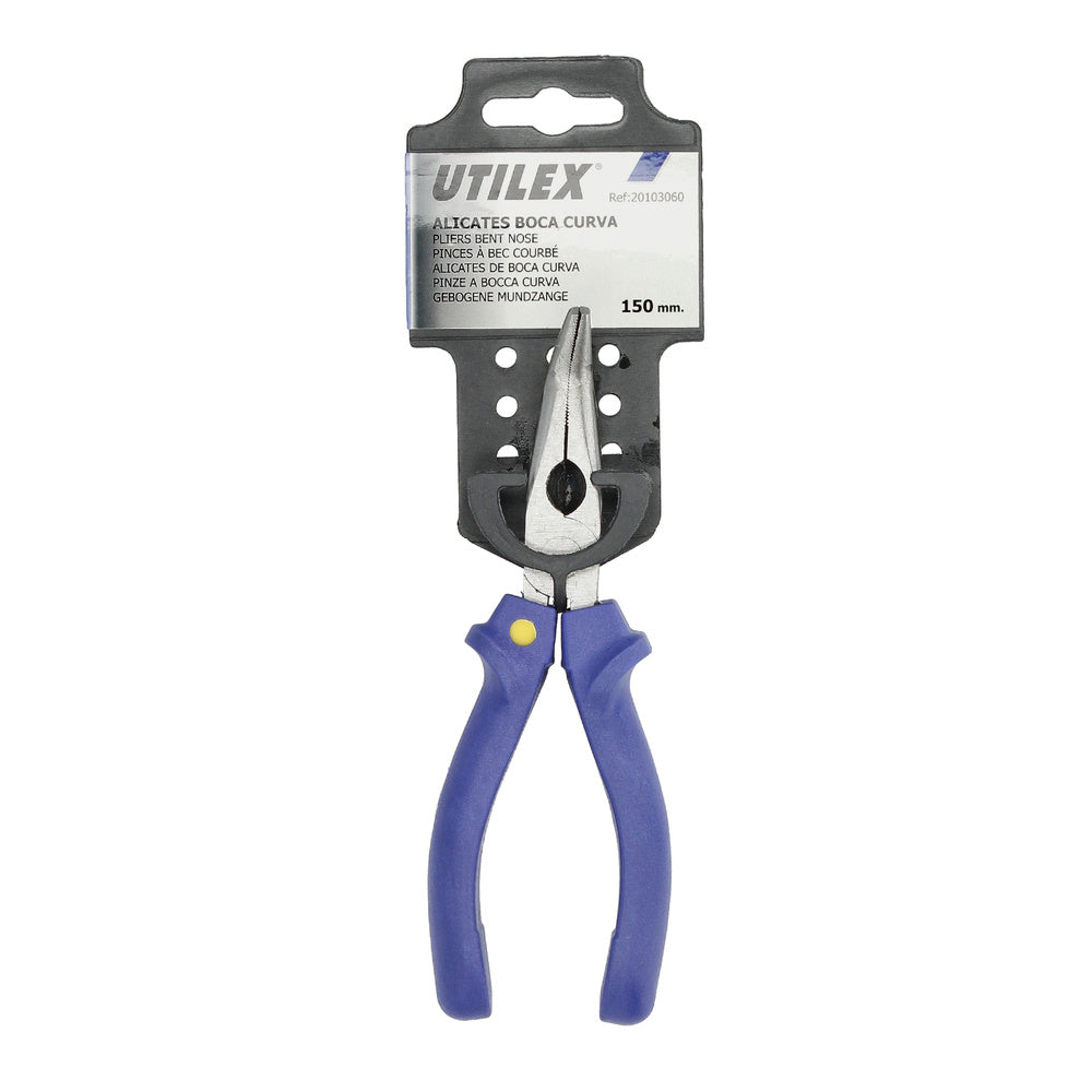 Alicates utilex boca  curva     150 mm