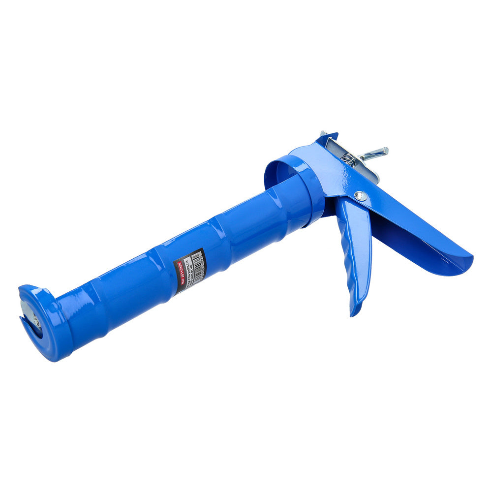 Pistola silicona basic. Color azul. Pistola selladora, pistola selladora silicona, pistola calafateo, pistola calafatear,