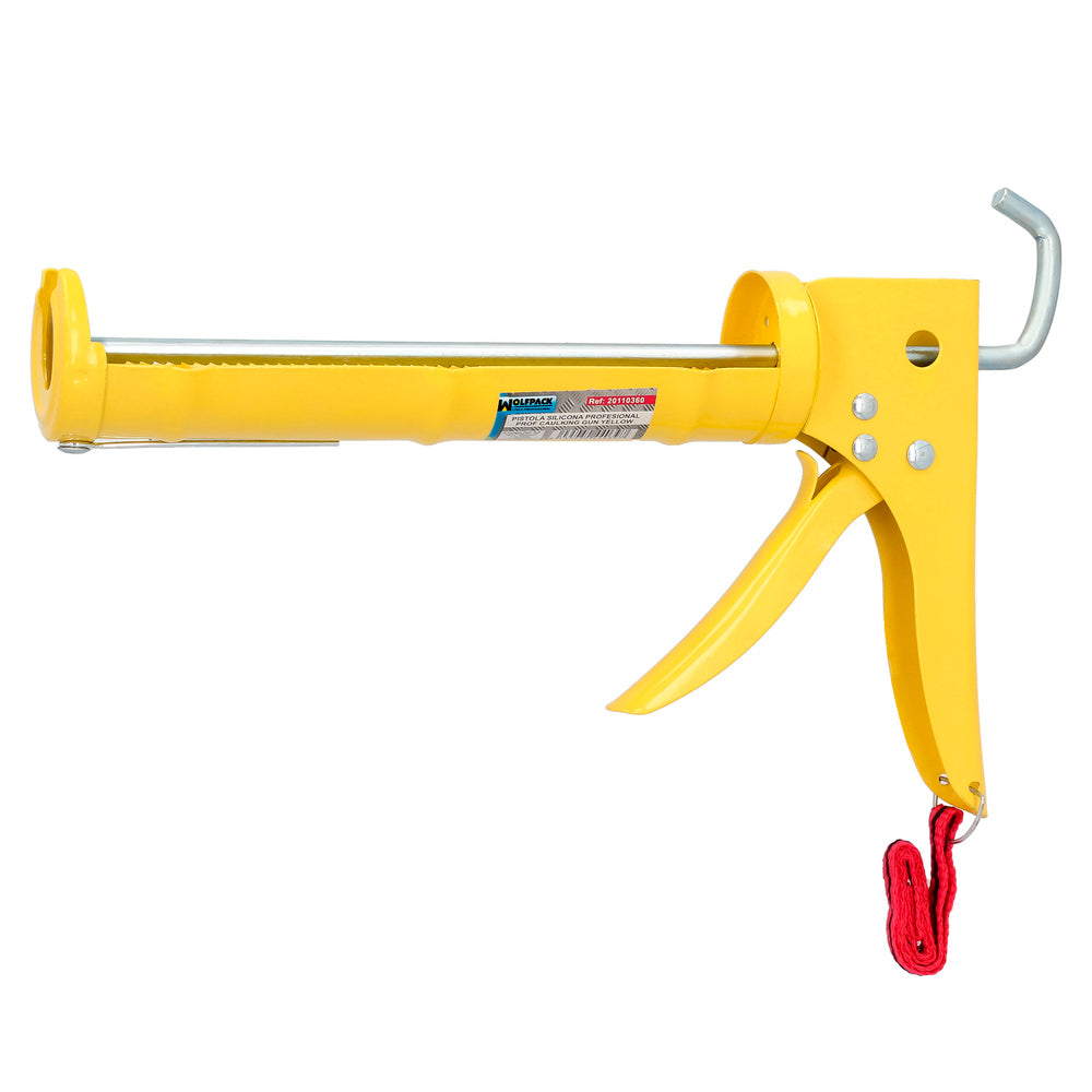 Pistola de silicone amarela, pistola de vedante, pistola de vedante de silicone, pistola de calafetagem, pistola de calafetagem