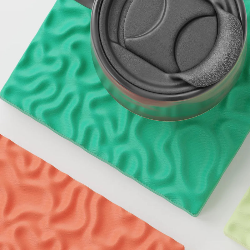 Set de 4 posavasos modernos con textura orgánicaPosavasosHome & Garden > Kitchen & Dining > Barware > Coasters