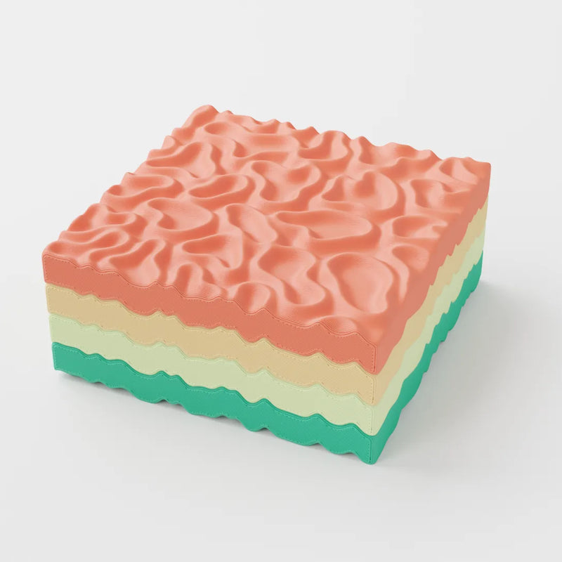 Set de 4 posavasos modernos con textura orgánicaPosavasosHome & Garden > Kitchen & Dining > Barware > Coasters