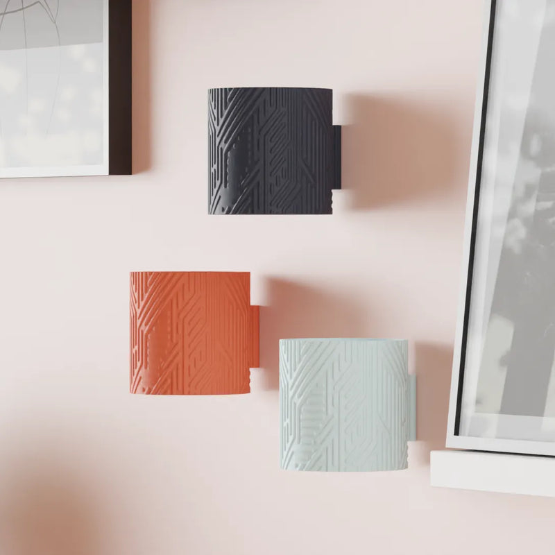 Maceta de Pared con Drenaje – Diseño Decorativo Impreso en 3D (12 cm)MACETEROHome & Garden > Lawn & Garden > Gardening > Pots & Planters > Planters