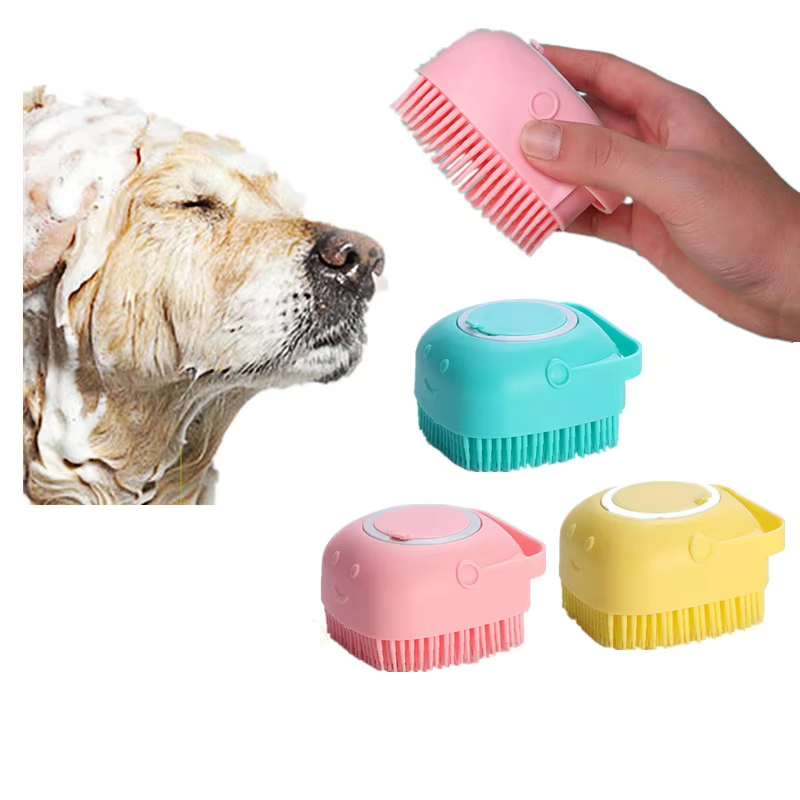 Cepillo de baño para mascotas con depósito de jabónHigieneAnimals & Pet Supplies > Pet Supplies > Pet Grooming Supplies > Pet Combs & Brushes > Brushes