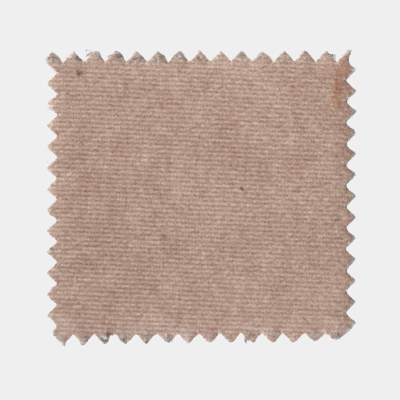 Sofá chaiselongue tapizado aterciopelado arena | salón